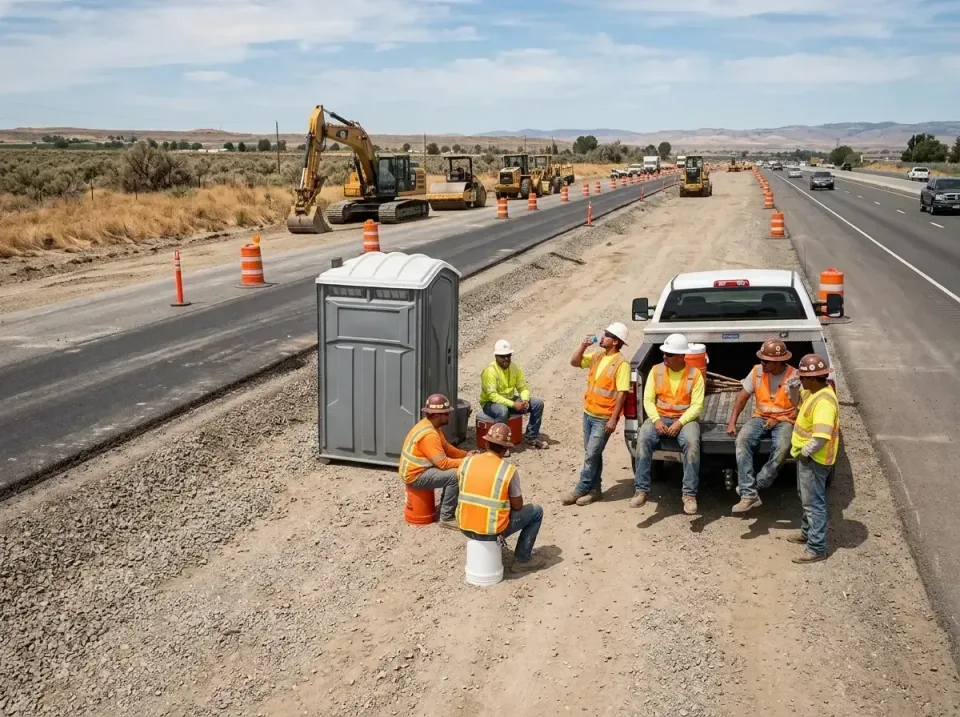 highway-road-construction-crew-007 — frequently asked questions, Porta Potty and Restroom Rentals in Sitka, AK